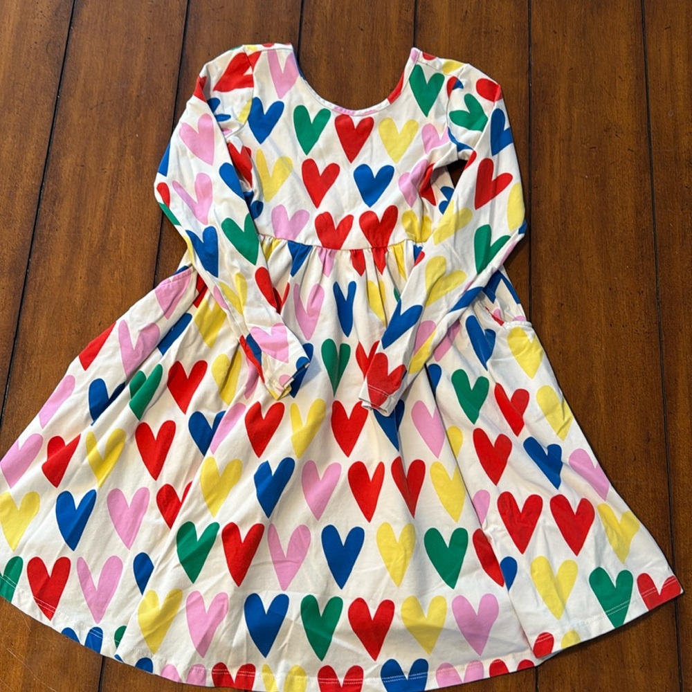 Hanna Andersson - size 140 (10) Twirl Heart Dress